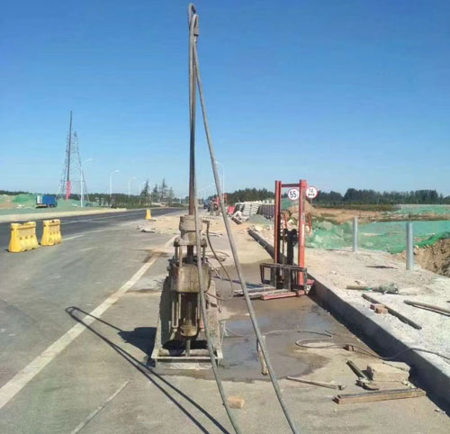 隆林公路高聚物注浆加固